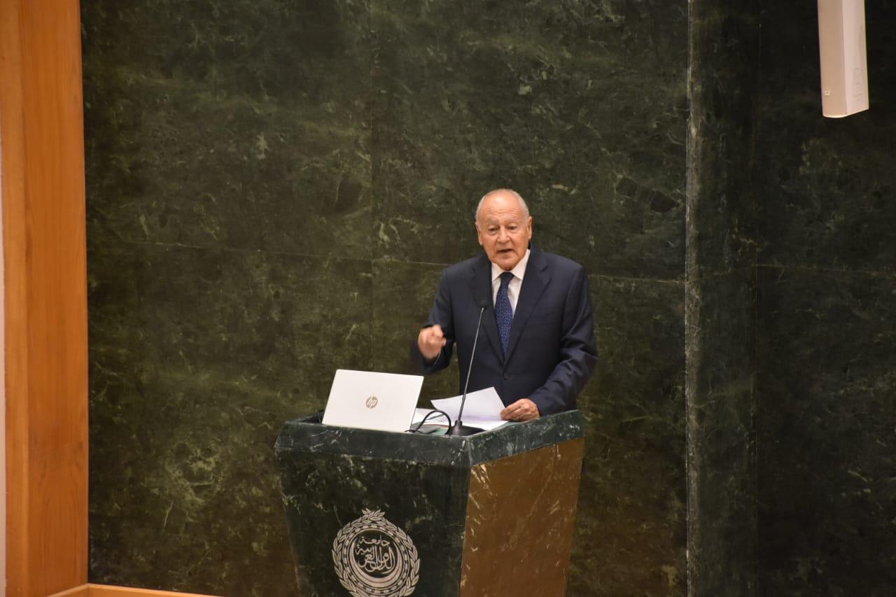 Le Secrétaire général de la Ligue arabe, Ahmed Aboul Gheit