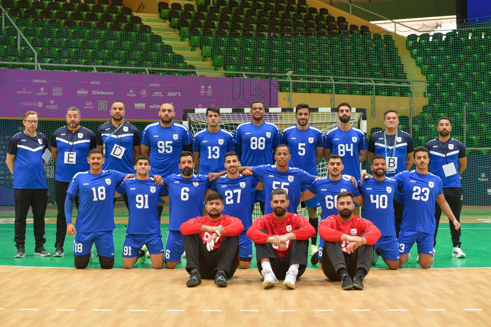 Kuwait handball team plays against Iraq at Islamic Solidarity Games