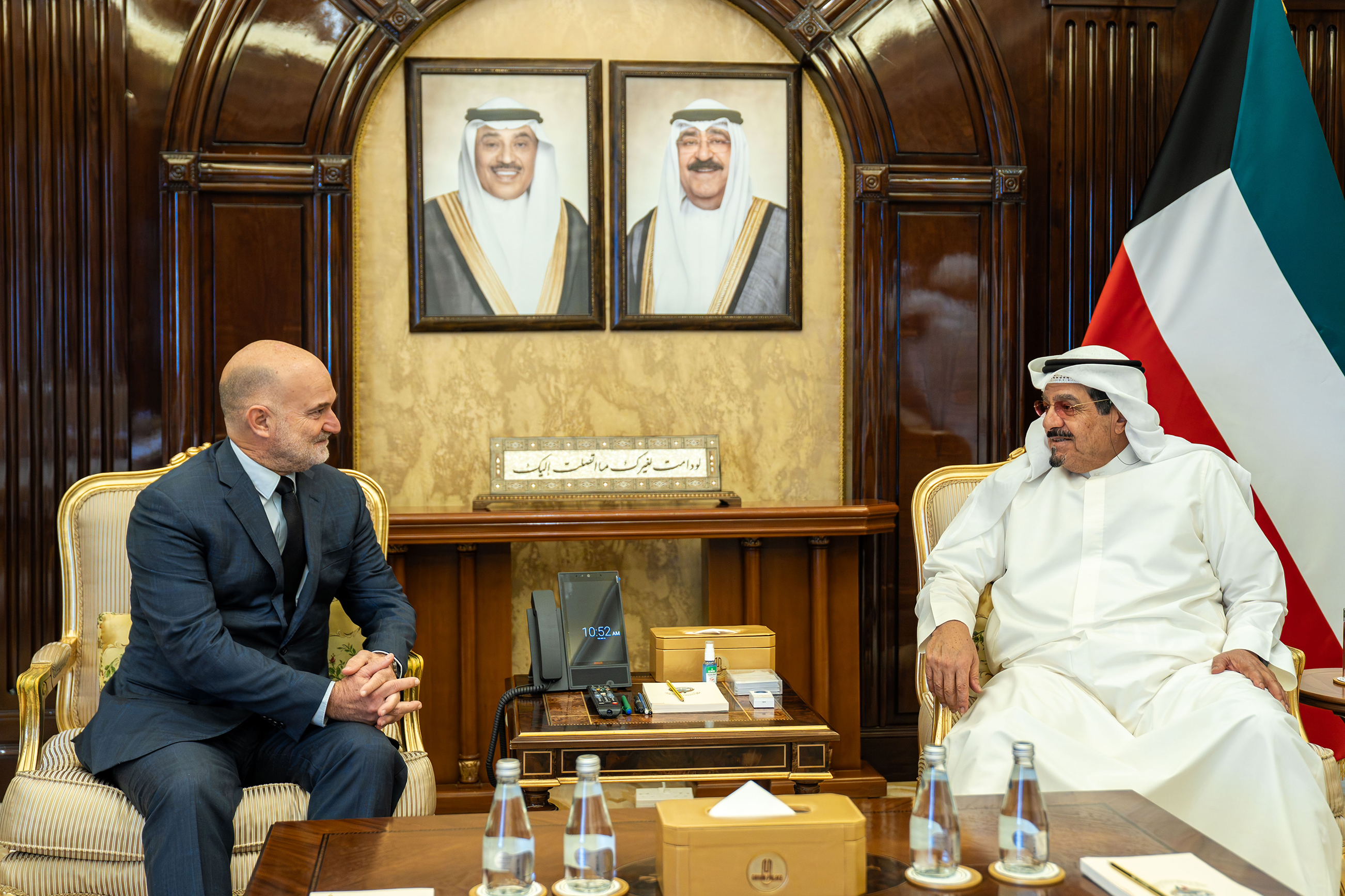 Kuwait PM receives Gustave Roussy Hospital CEO