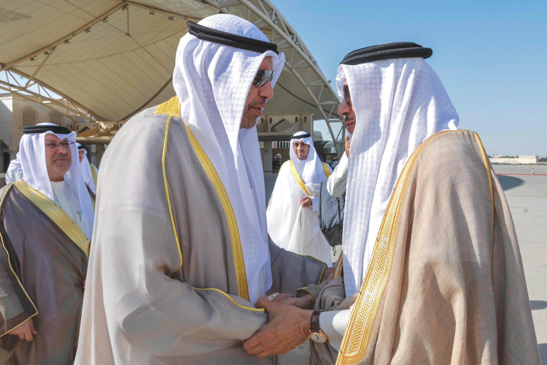 وزير الخارجية عبدالله اليحيا يستقبل وزير خارجية مملكة البحرين الدكتور عبداللطيف الزياني