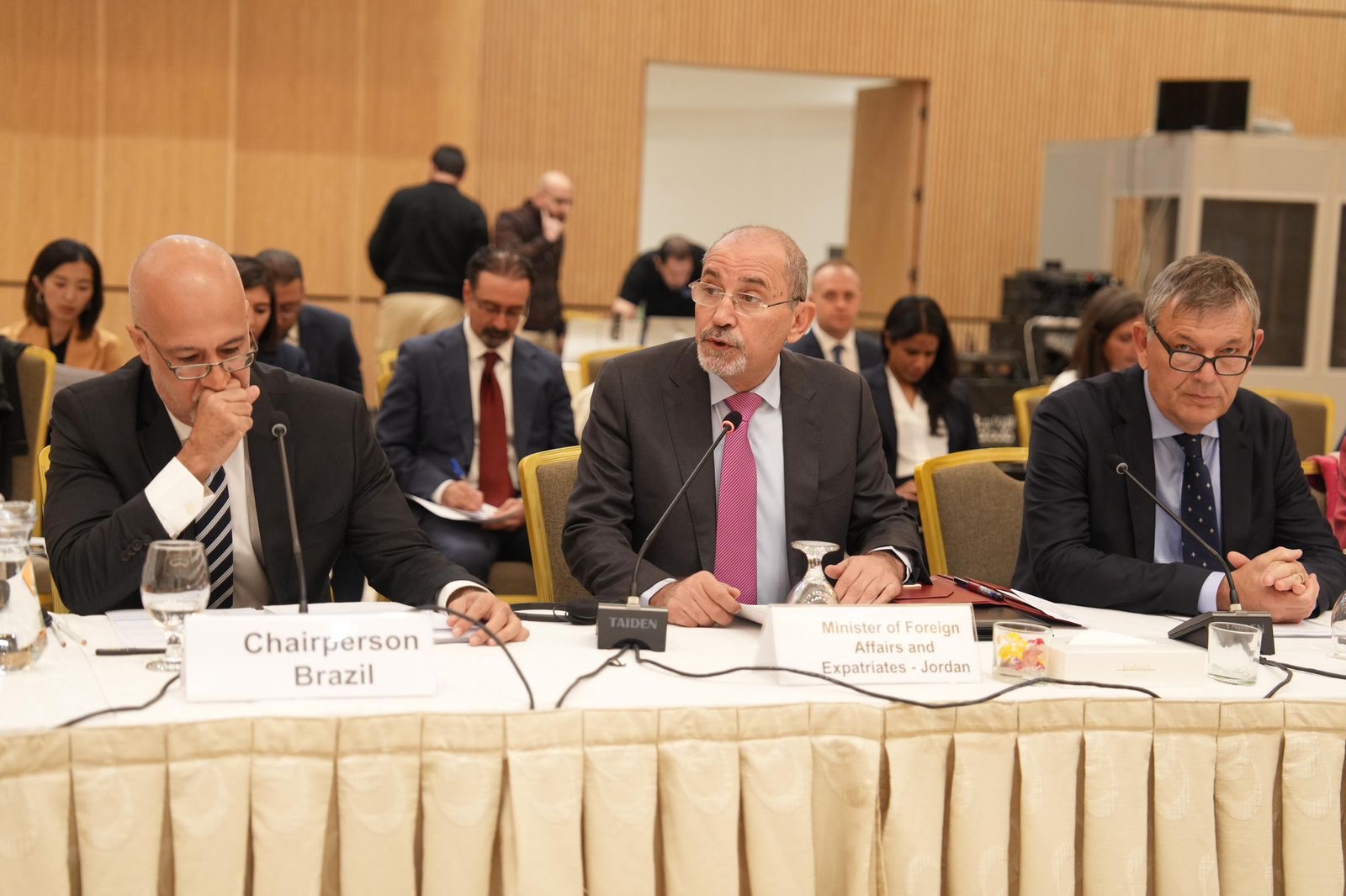 Prime Minister and Minister of Foreign Affairs Ayman Al-Safadi