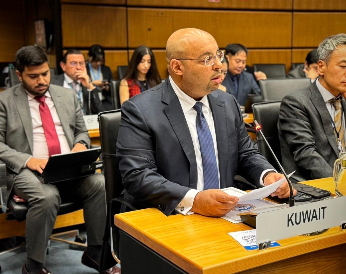 The State of Kuwait Ambassador to Austria Talal Al-Fassam