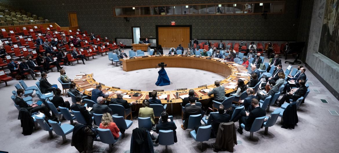 United Nations Security Council session to discuss the latest developments in Ukraine