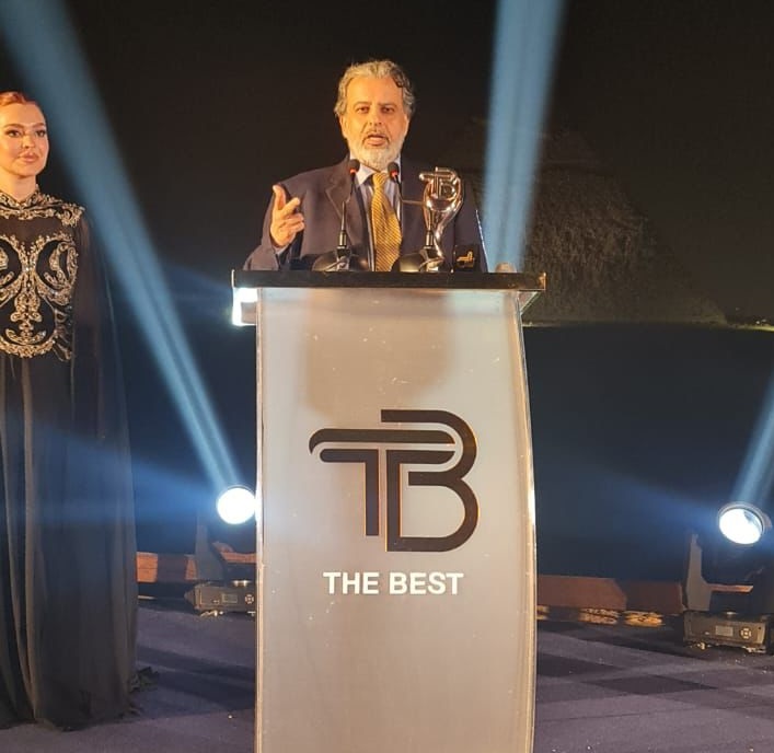 الأمين العام للملتقى الإعلامي العربي المستشار ماضي الخميس يلقي كلمته