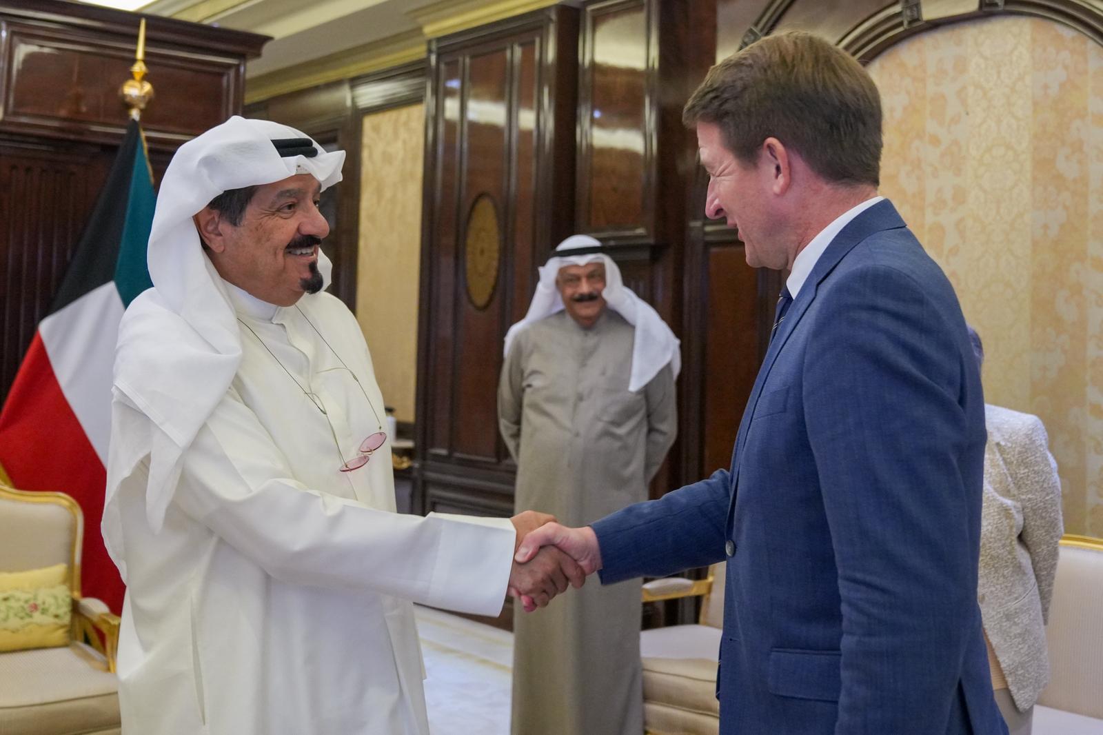 His Highness the Prime Minister welcomes President of European School of Management and Technology in Berlin