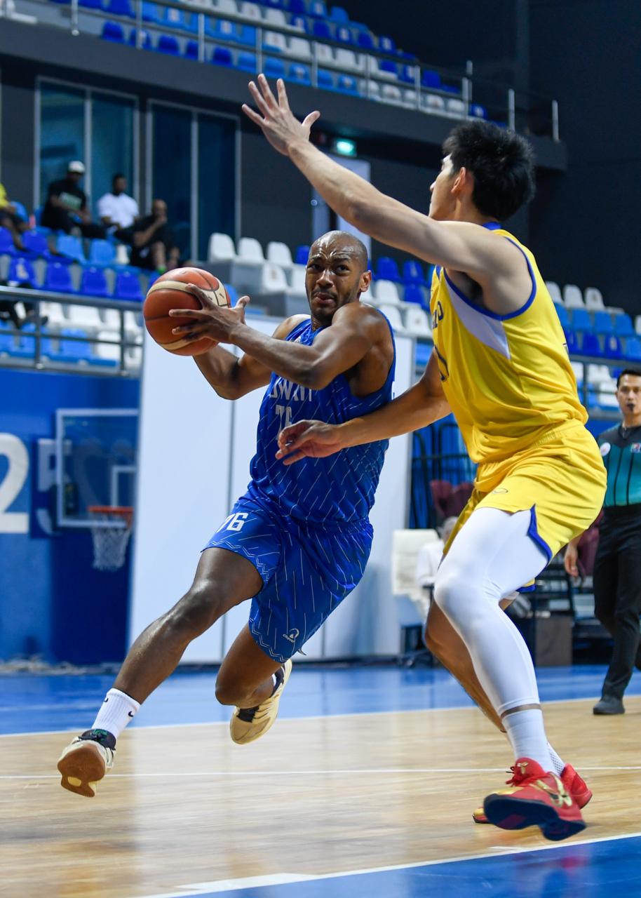 جانب مباراة منتخب الكويت لكرة السلة ونظيره التايلاندي