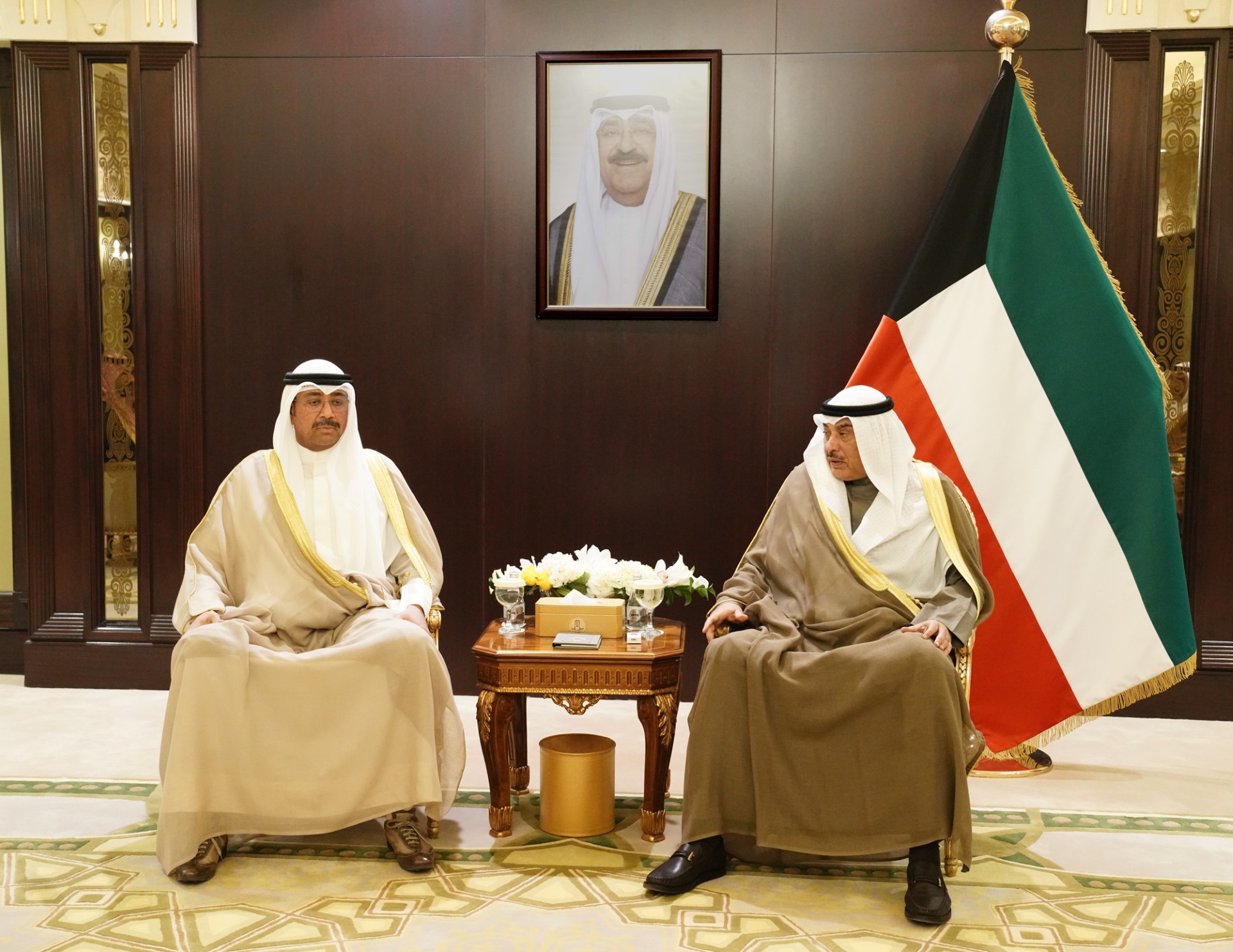 His Highness the Crown Prince receives GCC Defense Ministers