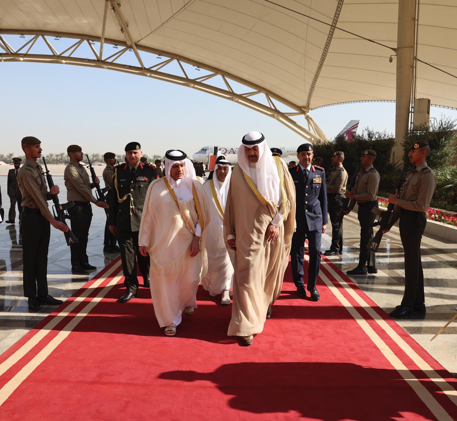 وزير الدفاع يستقبل نائب رئيس مجلس الوزراء وزير الدولة لشؤون الدفاع القطري للمشاركة باجتماع مجلس الدفاع الخليجي المشترك                                                                                                                                    