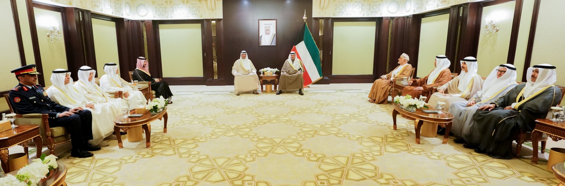 سمو ولي العهد يستقبل وزراء الدفاع لدول الخليج بمناسبة انعقاد الدورة ال22 لمجلس الدفاع الخليجي المشترك