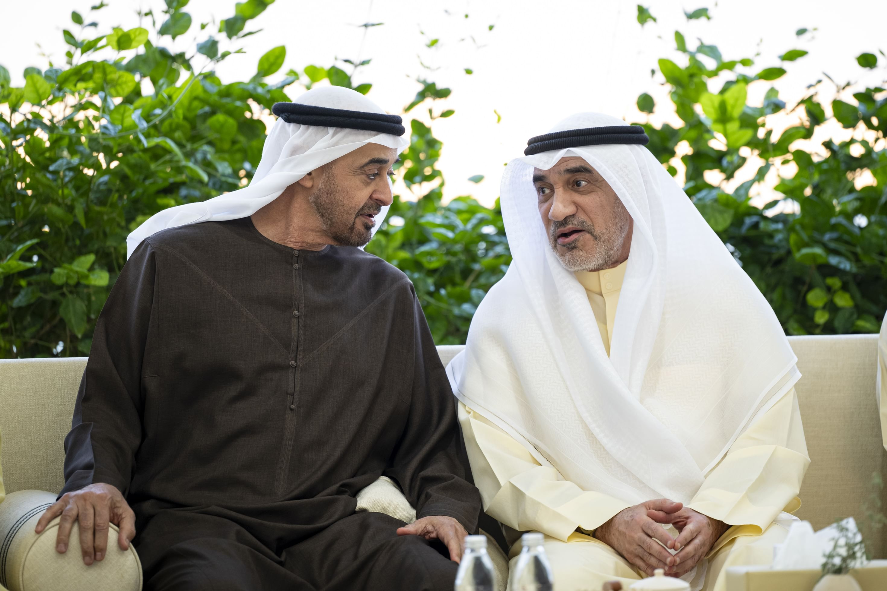 President of the United Arab Emirates receives Kuwait's First Deputy Prime Minister, Interior Minister