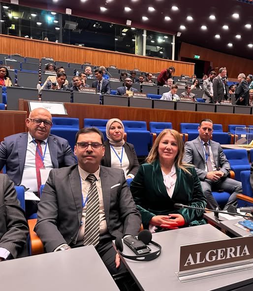 الوفد الجزائري المشارك في اجتماع منظمة حظر الاسلحة الكيميائية
