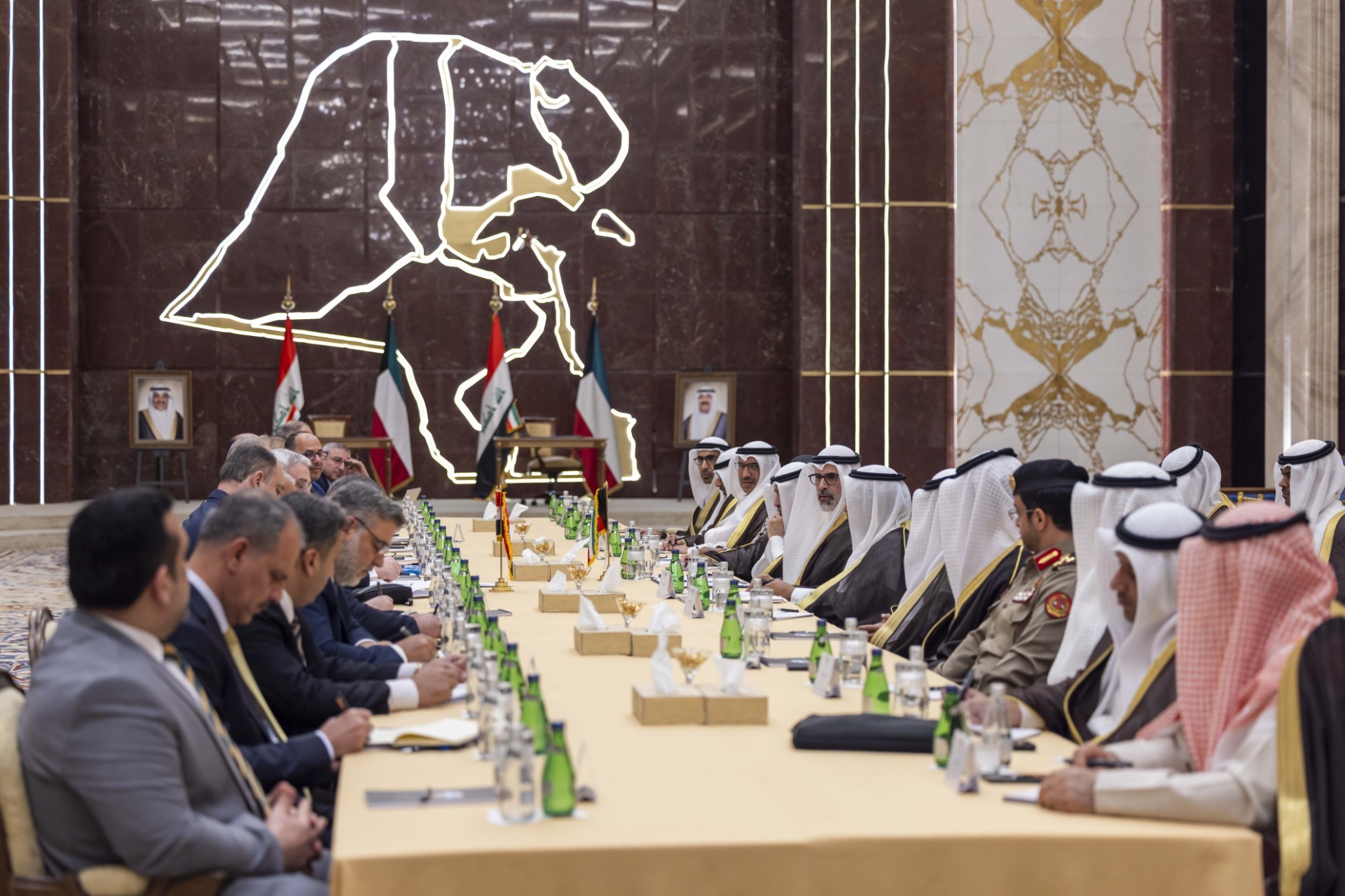 Lors de la réunion du comité koweïtien-irakien