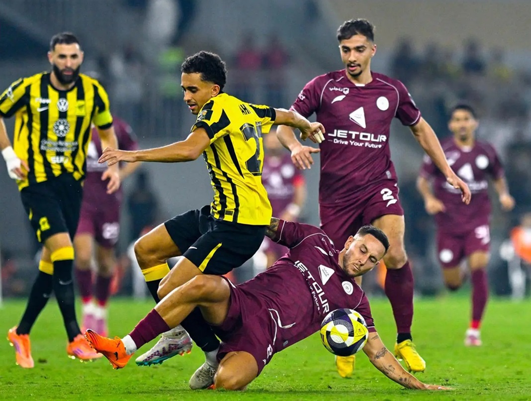 جانب من المباراة