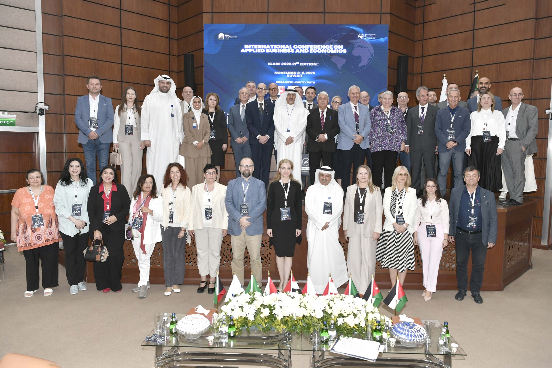 حضور انطلاق المؤتمر الدولي للأعمال التطبيقية والاقتصاد في الجامعة العربية المفتوحة