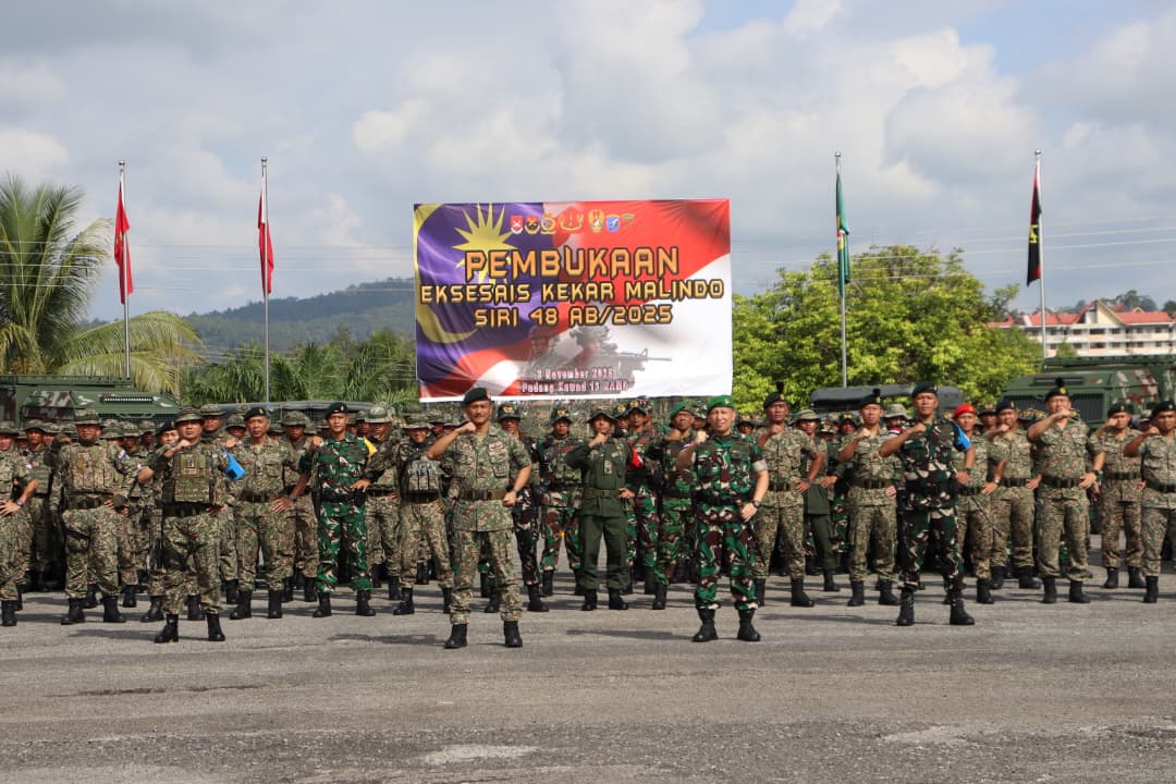 Malaysia, Indonesia begin "Kekar Malindo" drills to boost defense ties