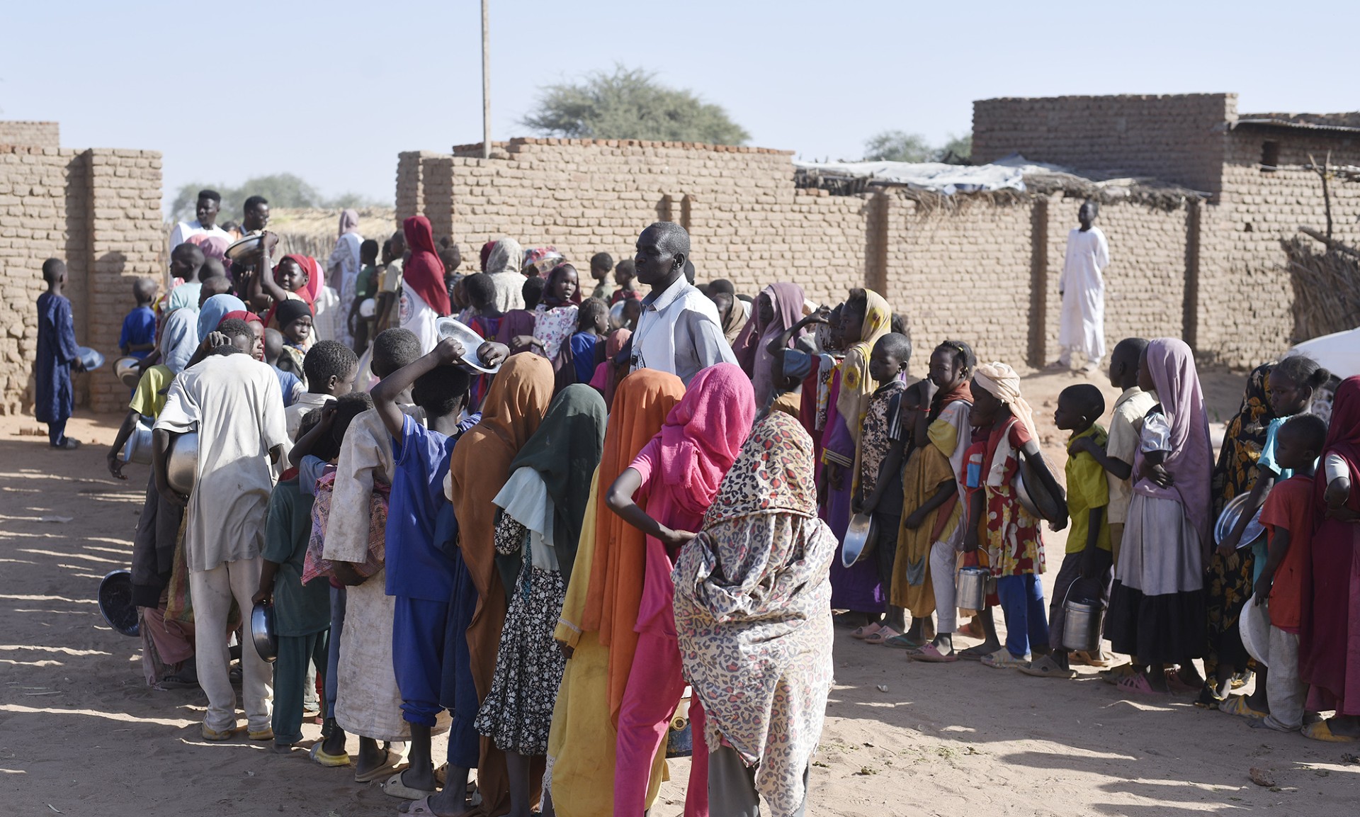 Des lignes de déplacés à Tawila