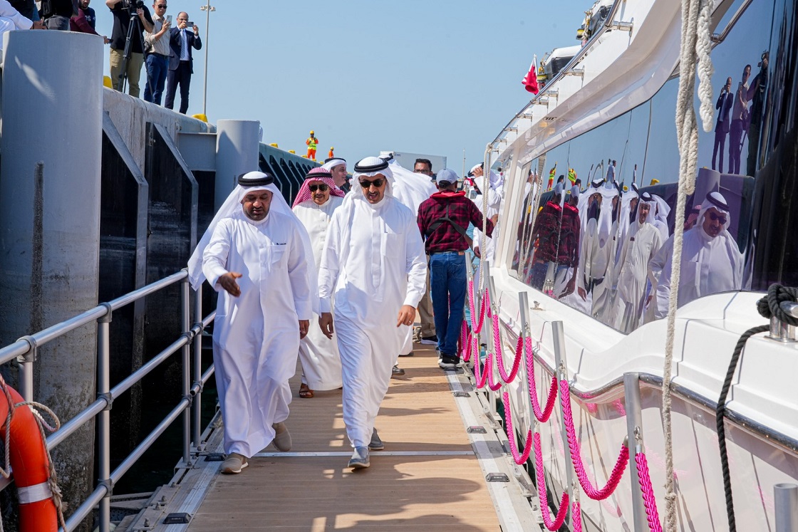 Launch of the first passenger cruise between Bahrain and Qatar