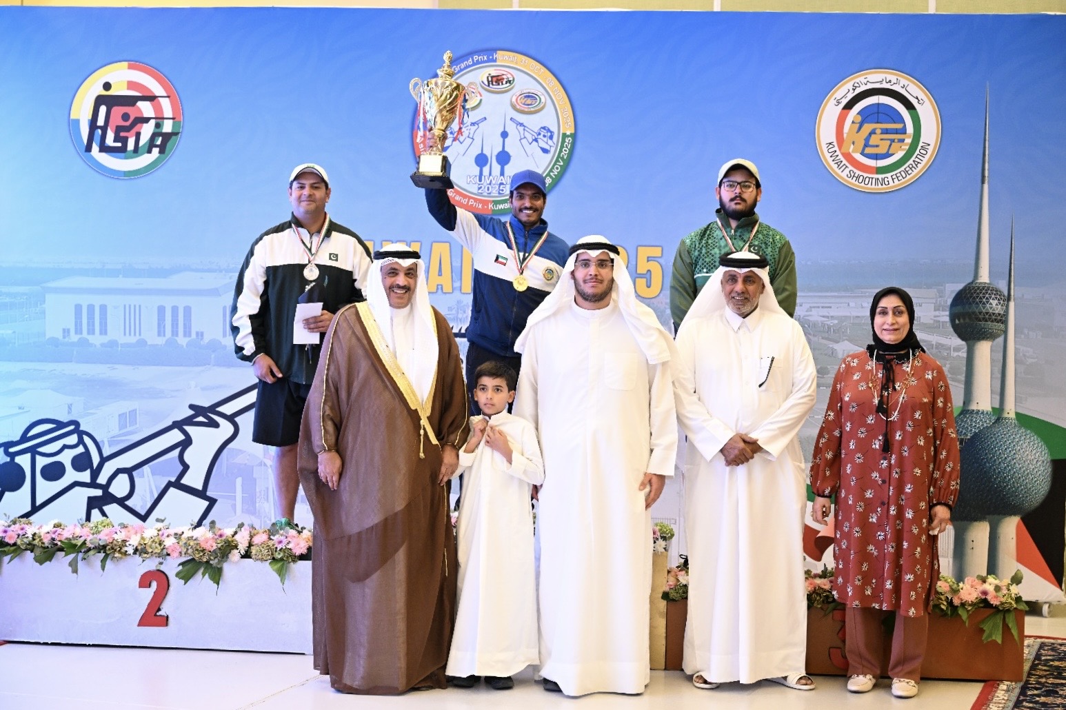 L’équipe nationale du Koweït remporte le Championnat asiatique de tir