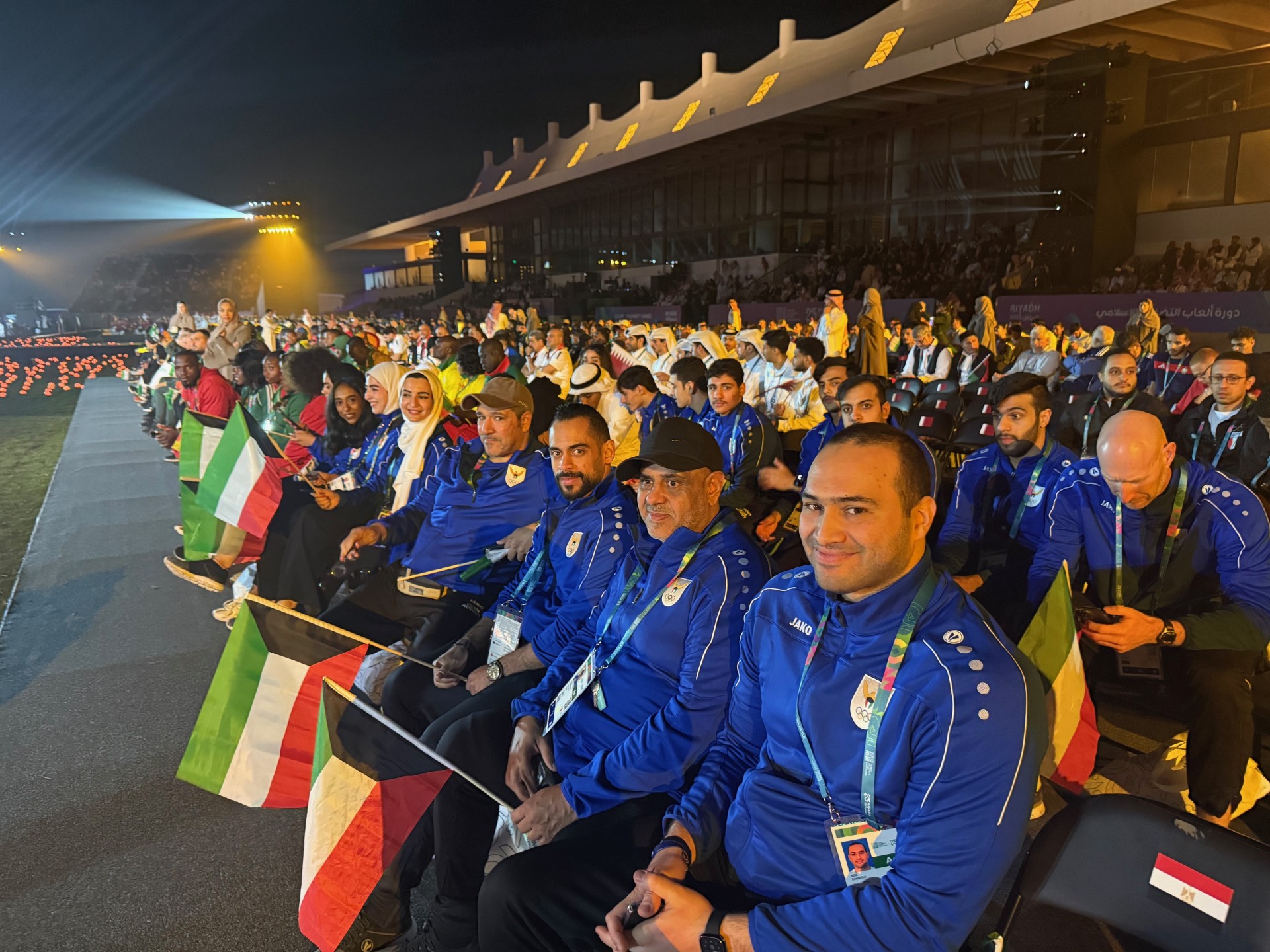 ميدان الجنادرية يزدان برياضيي الكويت بافتتاح دورة ألعاب التضامن الاسلامي