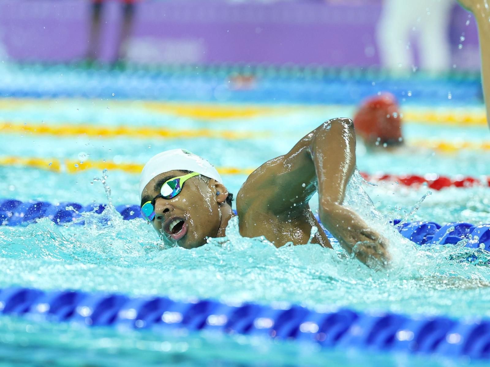 The Kuwaiti swimming champion Saud Alshamroukh