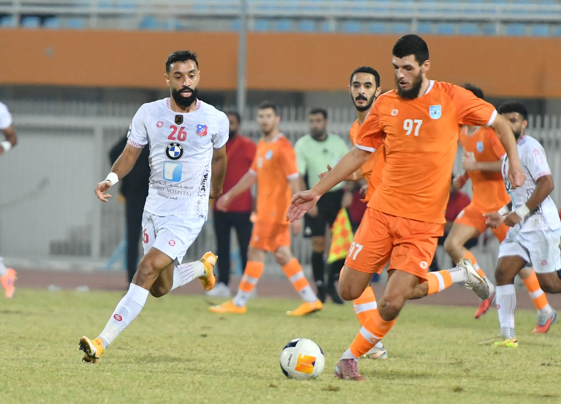 جانب من المباراة