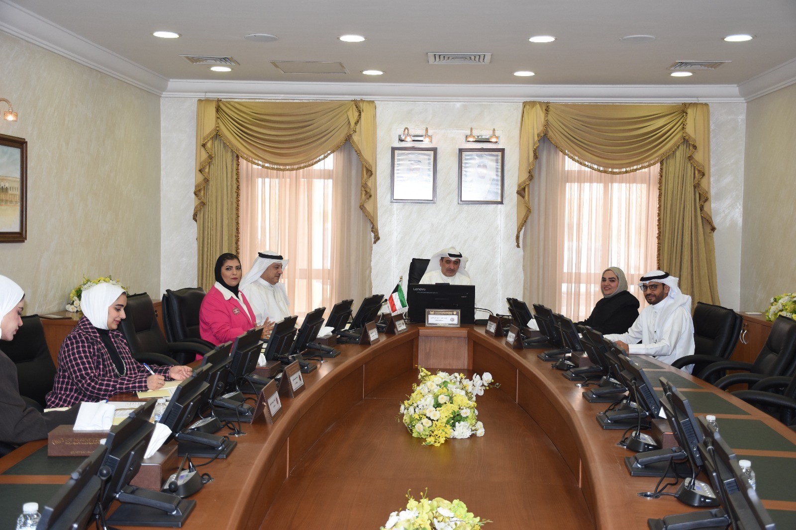 الأمين العام (للجهاز المركزي) بالتكليف يستقبل وفدا من المؤسسة العامة للموانئ