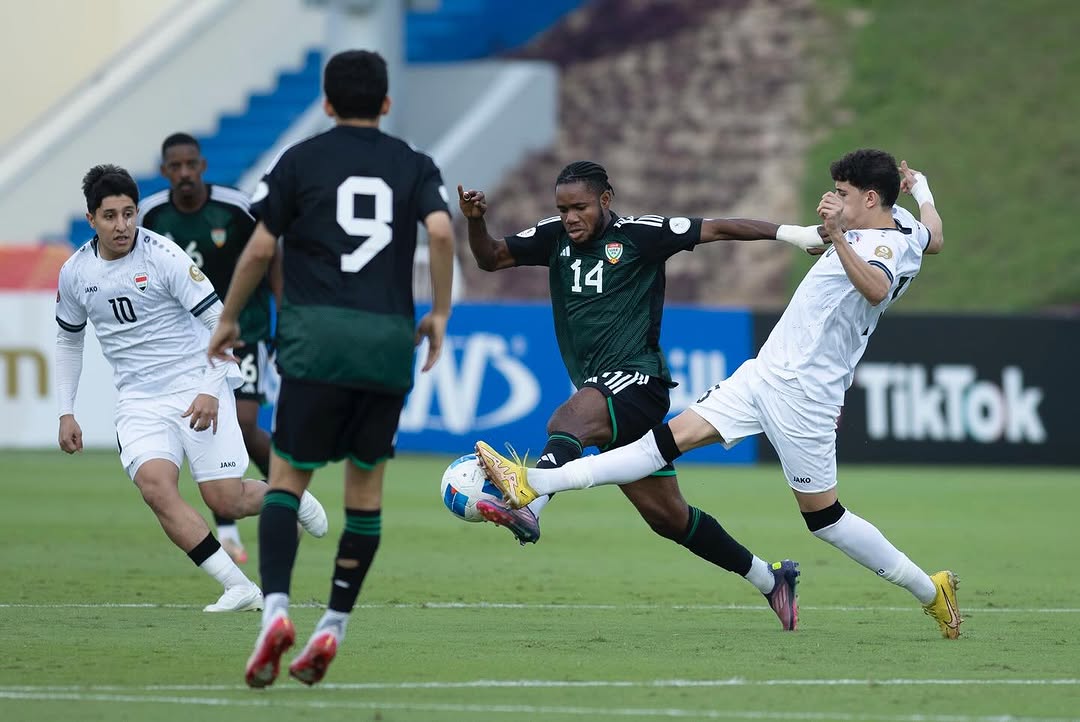 من مباراة الامارات والعراق