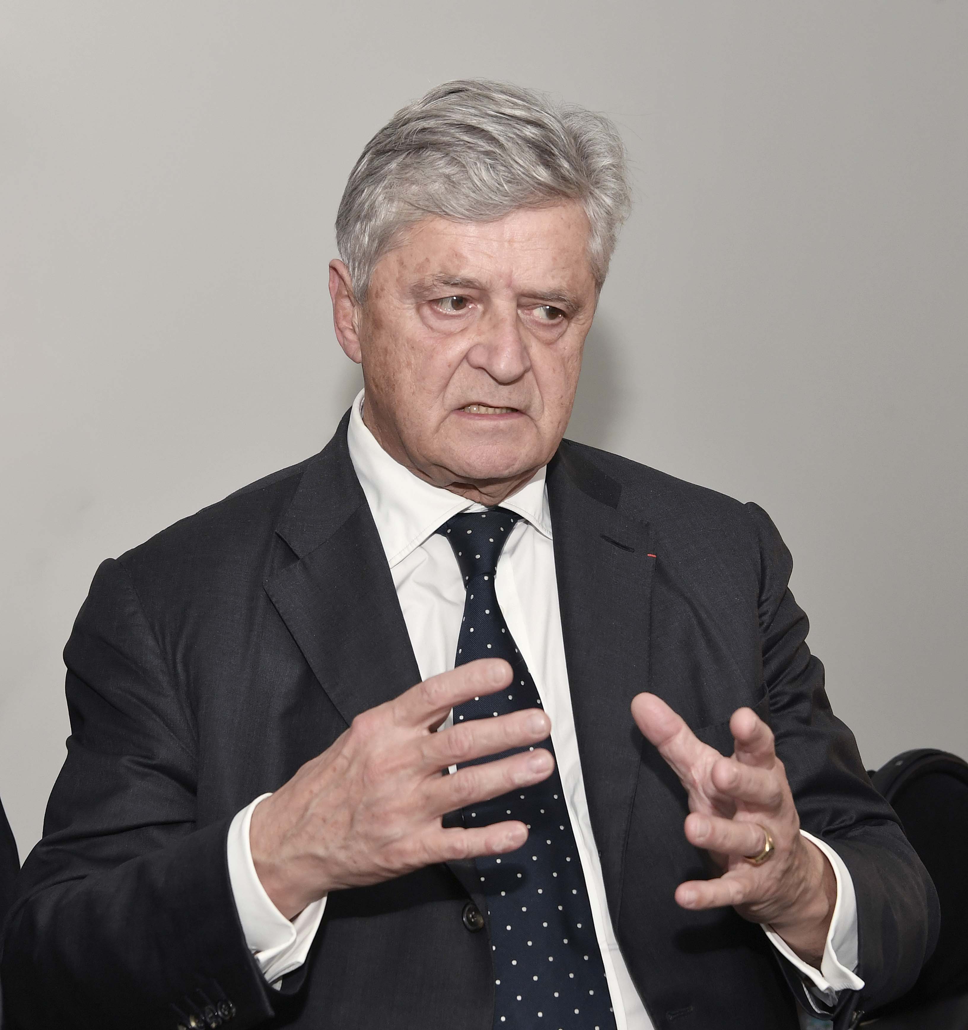 Le ministre délégué auprès du ministre des Affaires étrangères français, chargé du commerce extérieur, Nicolas Forissier