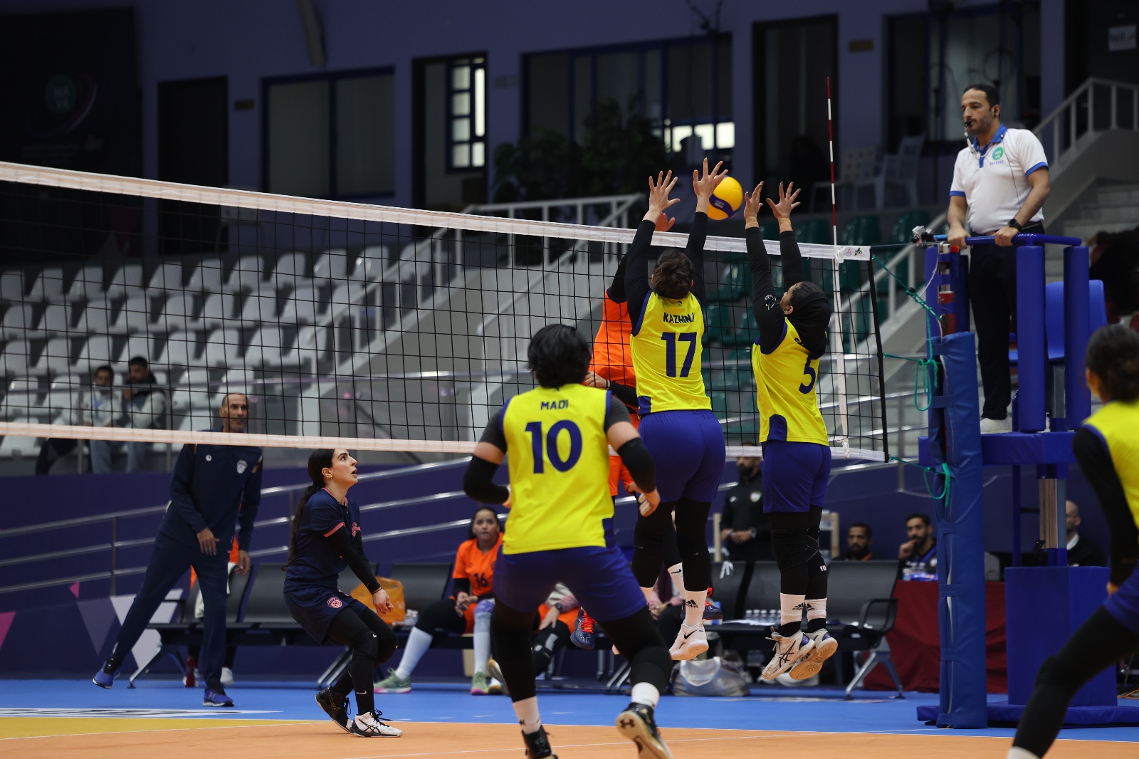 (سلوى الصباح) الكويتي يفوز على نظيره (القلمون) اللبناني في بطولة غرب آسيا لكرة الطائرة (سيدات)