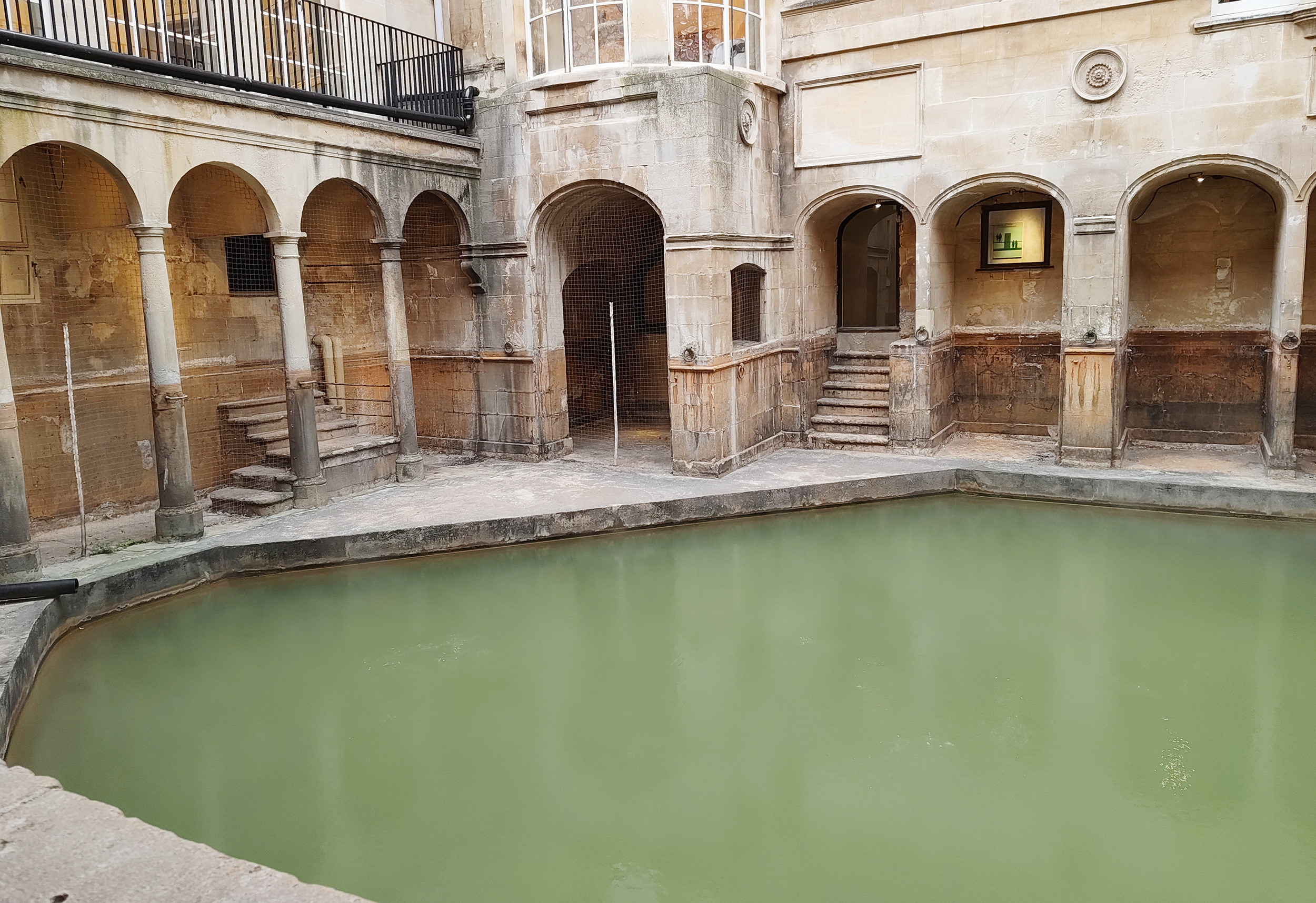 Bath's Roman baths major historic and thermal tourism site