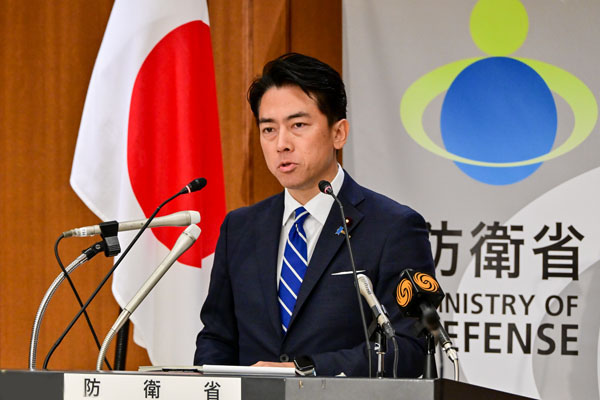 Japanese Defense Minister Shinjiro Koizumi