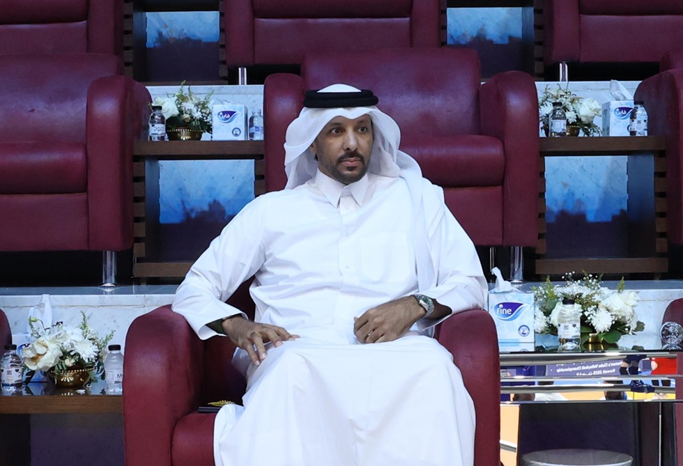 Le président de la Fédération de volleyball d’Asie de l’Ouest, Ali Al-Kuwari
