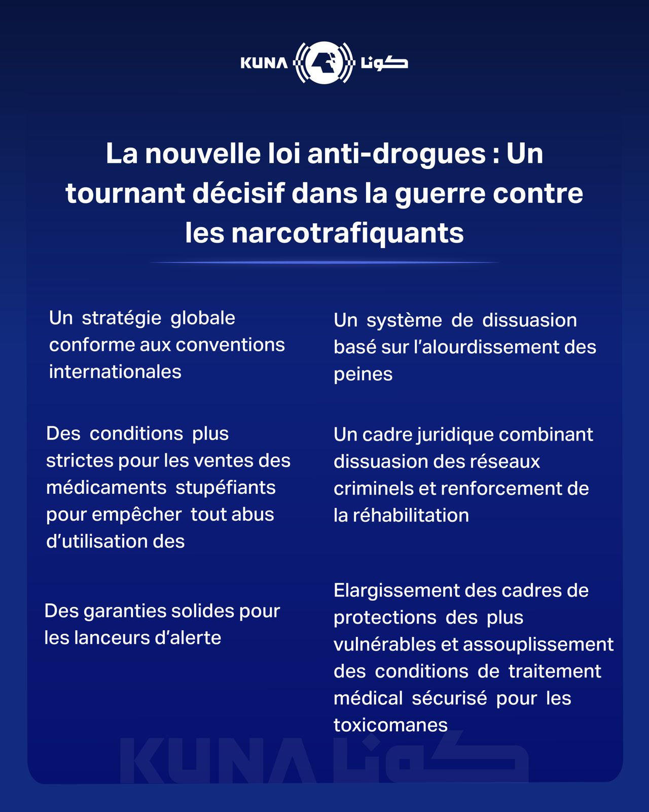 La nouvelle loi anti-drogues entre en vigueur demain