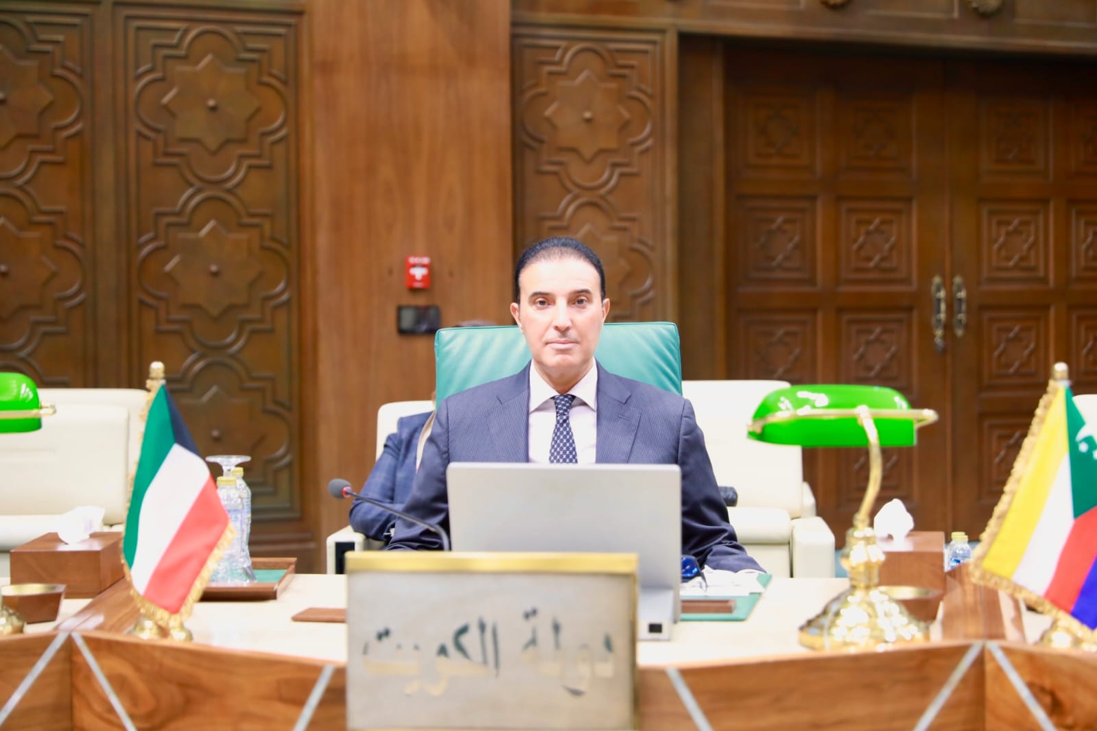 مندوب دولة الكويت الدائم لدى جامعة الدول العربية السفير طلال المطيري