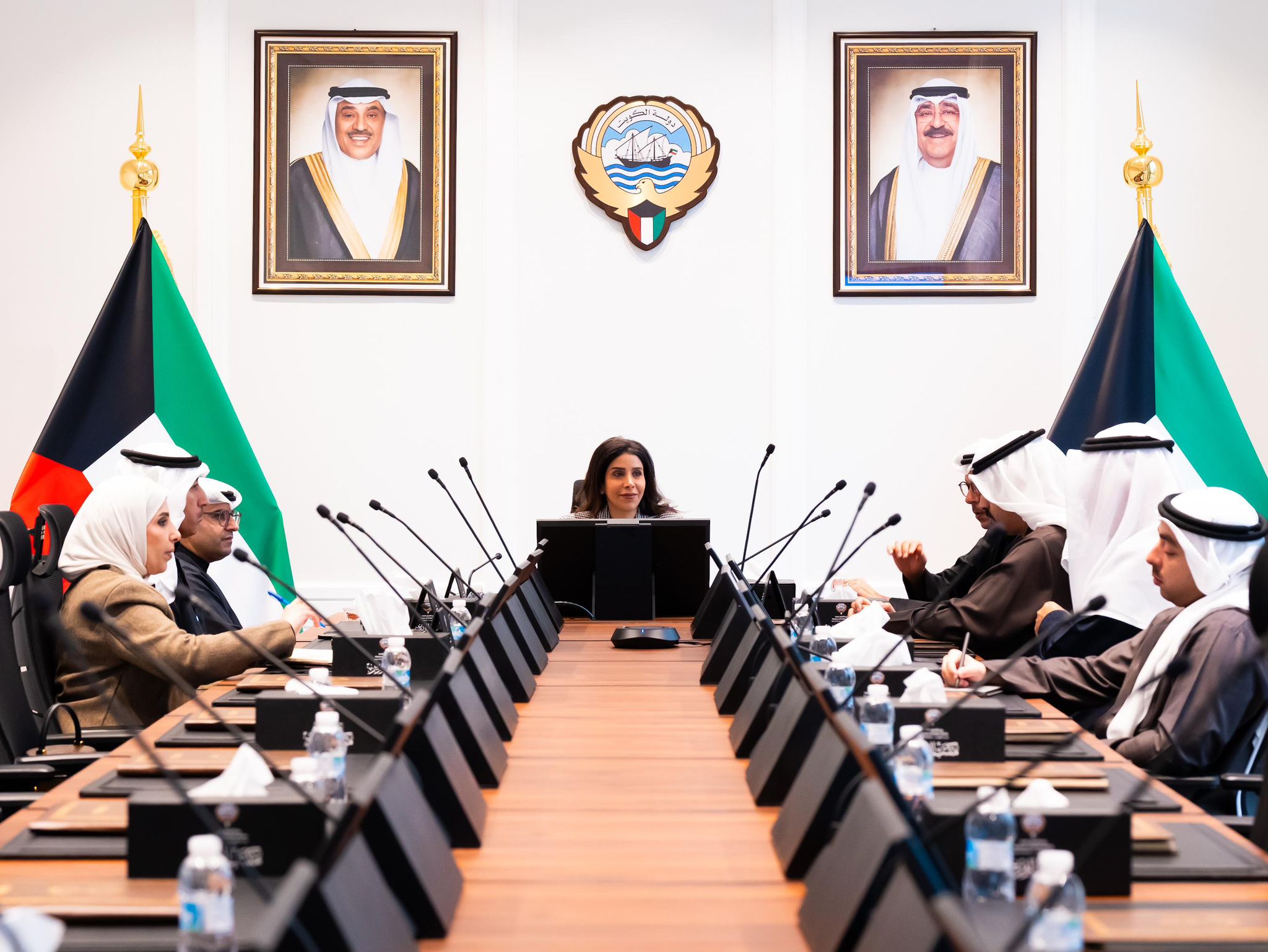 Al-Machaan présiadant la réunion du Comité du suivi des grandes projets de développement