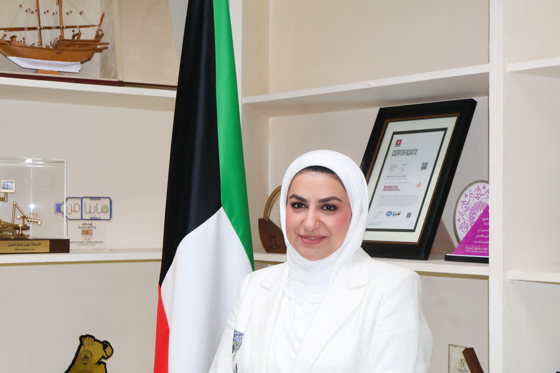 الوكيل المساعد للرعاية والتنمية الاجتماعية بالتكليف ومدير الإدارة العامة للتنمية الاجتماعية بالوزارة إيمان العنزي