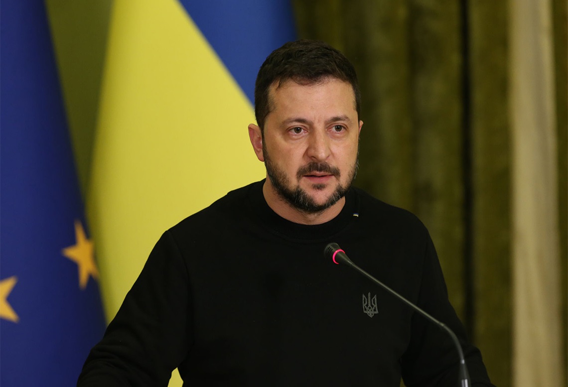 Ukrainian President Volodymyr Zelensky