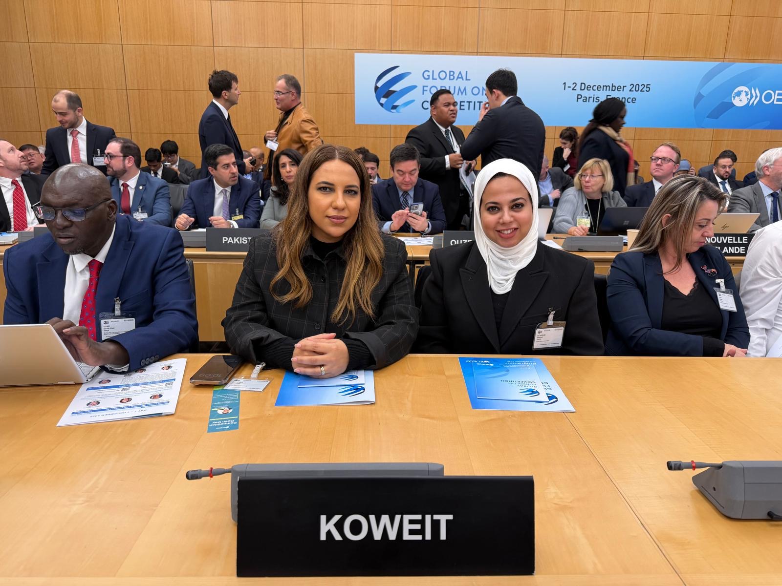 CPA's Head of Monopolistic Investigation Department Al-Anoud Al-Fahad and Head of Mergers and Acquisitions Shahad Al-Saqabi