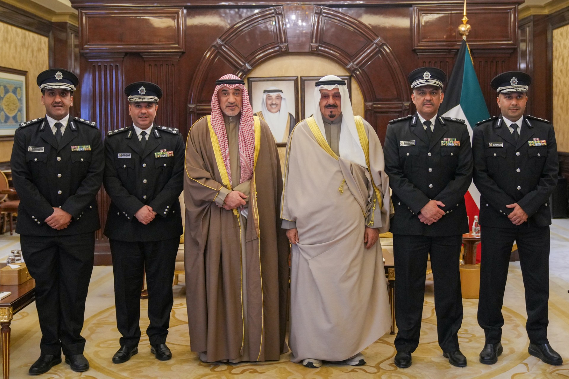 سمو رئيس مجلس الوزراء يستقبل النائب الأول ووزير الداخلية ووكيل وزارة الداخلية الجديد                                                                                                                                                                      