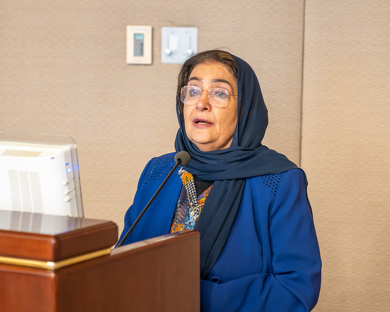 President of the Global Council for the Arabic Language Dr. Laila Al-Sabaan