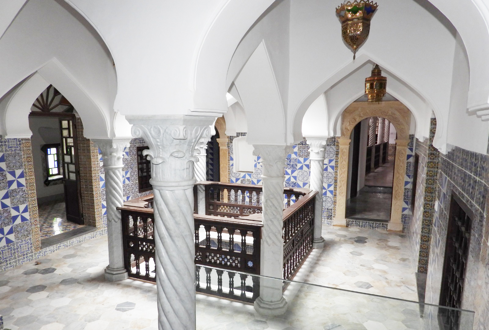 Le hall de la villa Boulkine