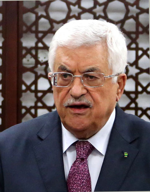Le président palestinien, Mahmoud Abbas