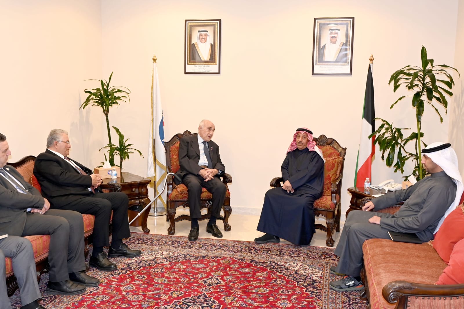 Chairman of Kuwait Red Crescent Society (KRCS) receives Al-Quds Empowerment Fund delegation