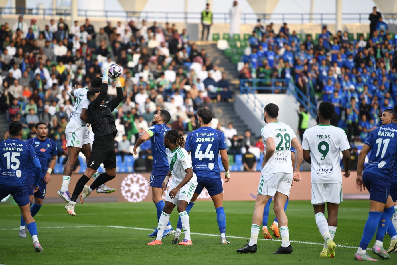 جانب من المباراة