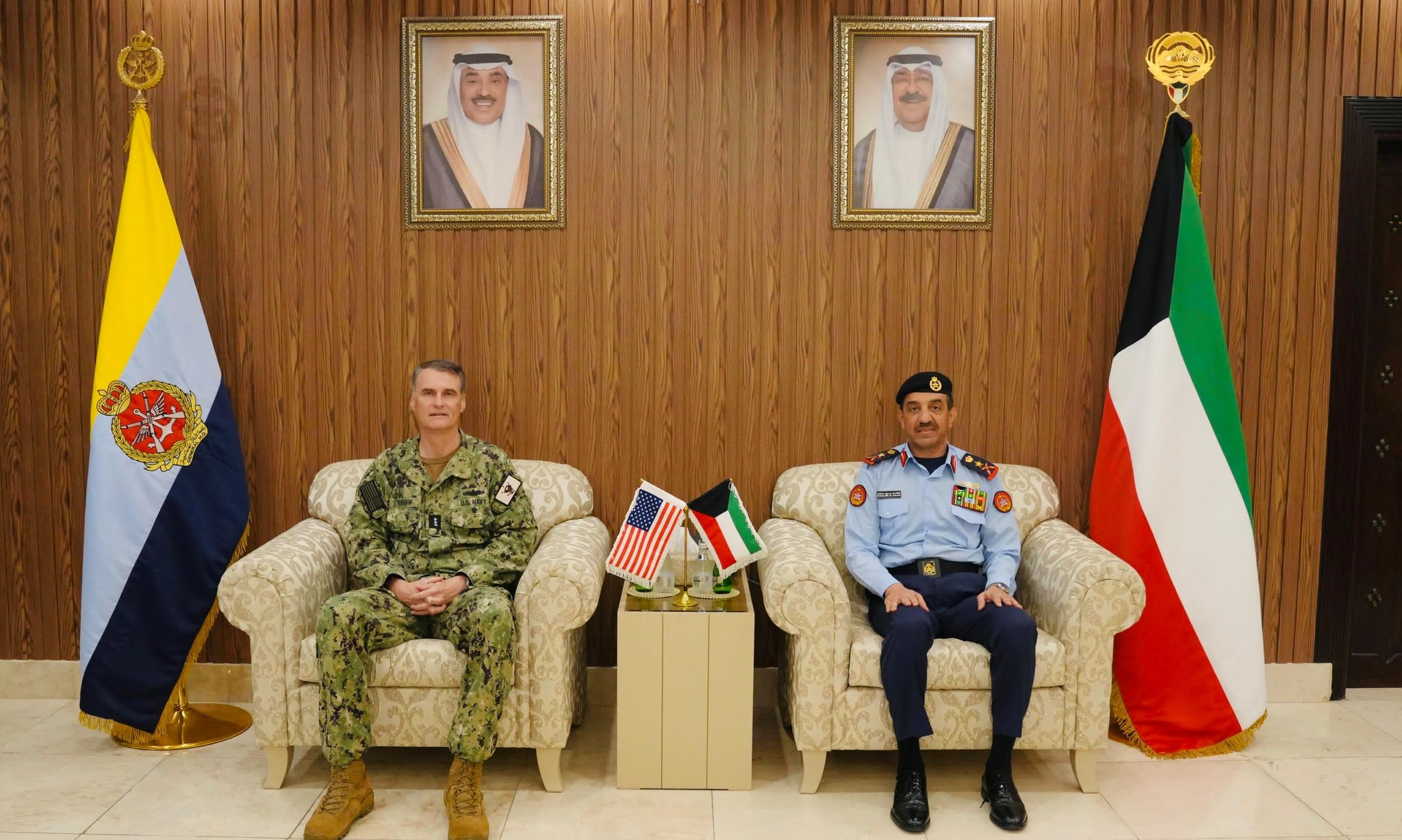 Kuwait Army Chief of Staff and Commander of US Naval Forces Central Command/US 5th Fleet Vice Admiral