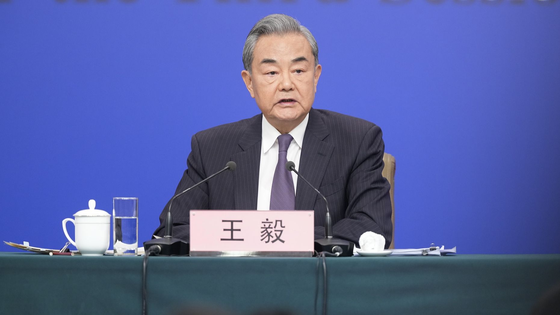 Le ministre chinois des Affaires étrangères, Wang Yi