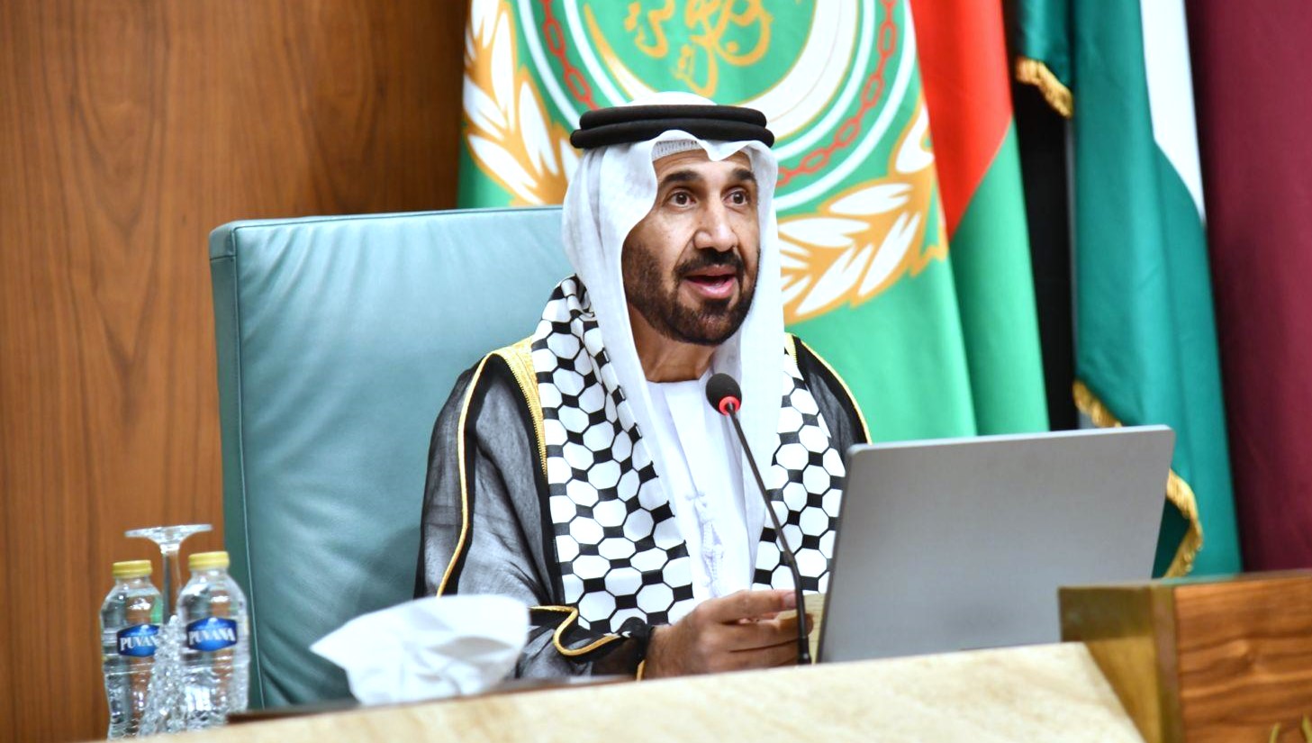 Le président du Parlement arabe, Mohamed Al-Yamahi.