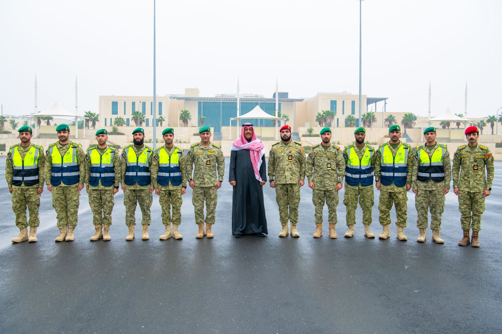 KNG Deputy chief visits Sheikh Salem Al-Ali military Camp