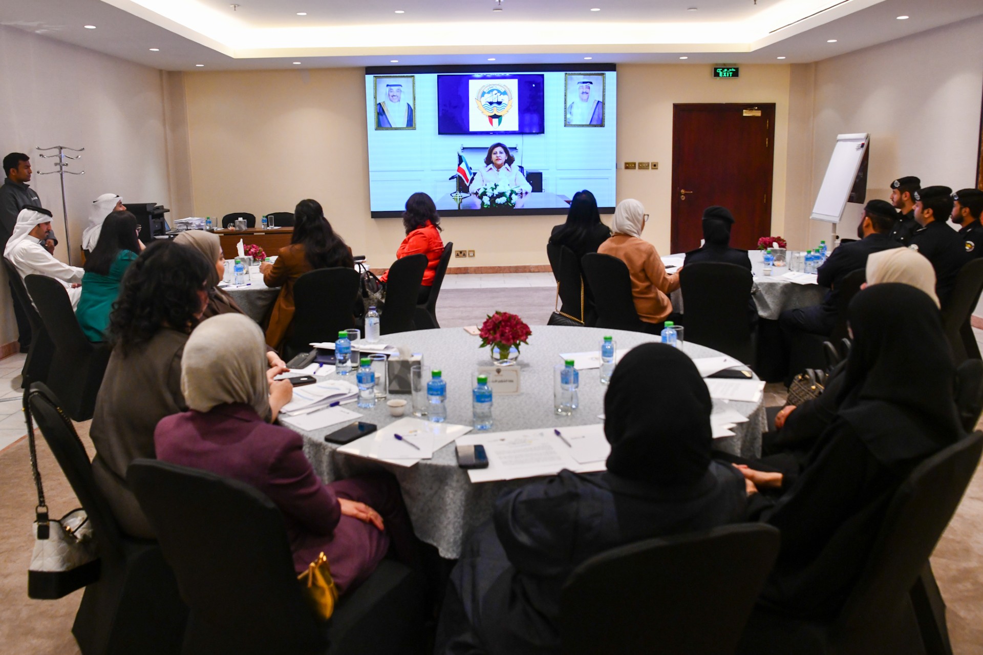 La ministre adjointe des Affaires étrangères pour les droits de l’homme, l’ambassadrice Cheikha Jawaher Al-Sabah