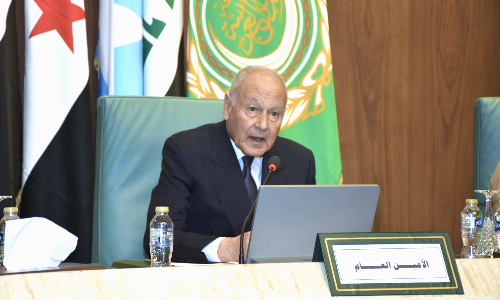 Le secrétaire général de la Ligue arabe, Ahmed Aboul Gheit.